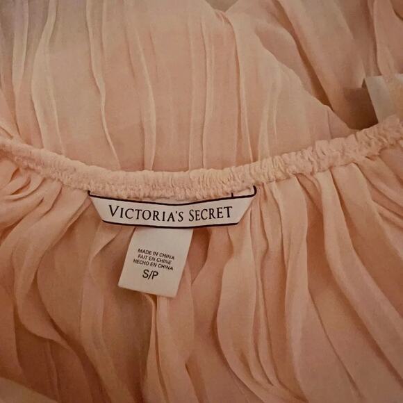 VICTORIAS SECRET VERY SEXY PLEATED BABYDOLL TEDDY SLIP LUSTY PINK SIZE S - Picture 8 of 9